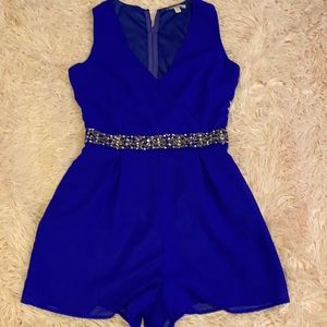 Royal Blue Romper